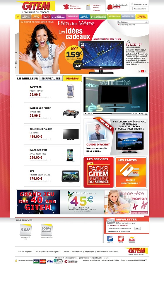 Site Magento Gitem