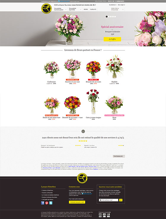 Boutique Interflora Magento