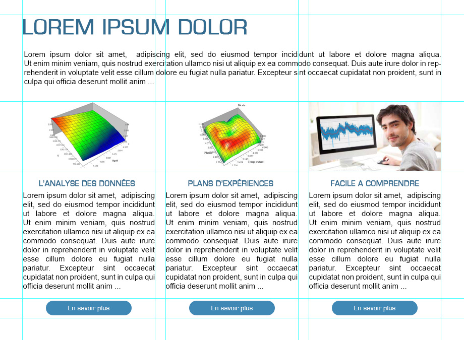 creer un email html, repères